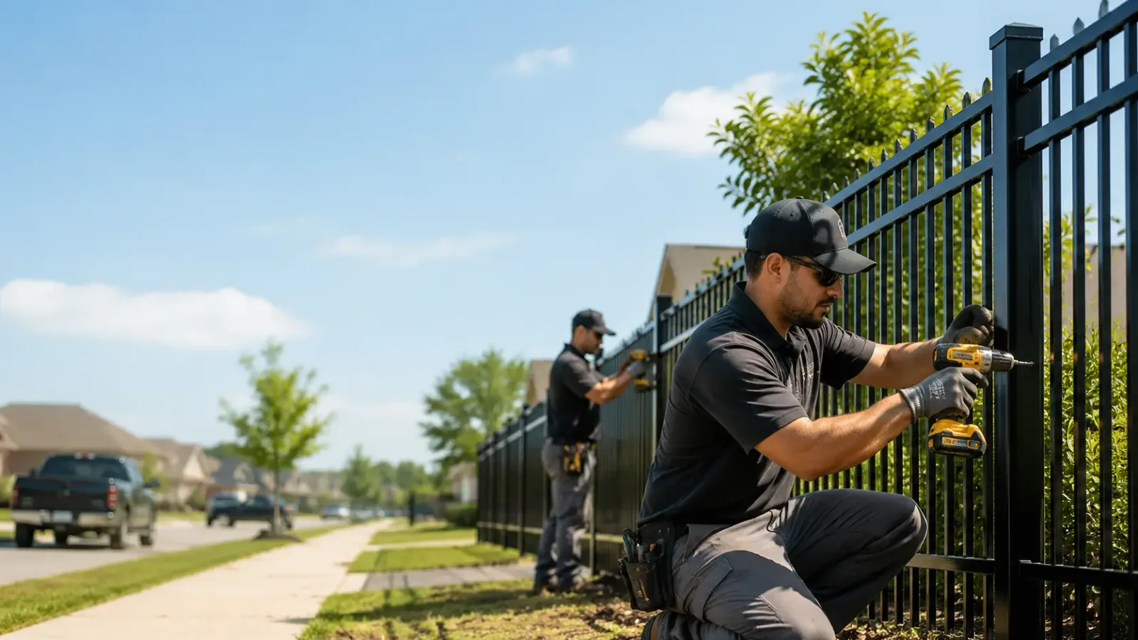 Metal Fence Installation in Guston, KY